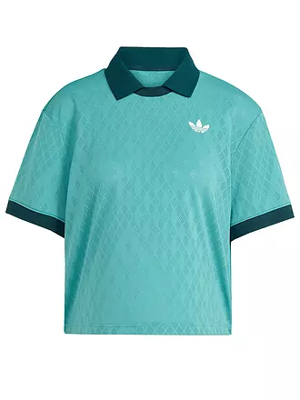ADIDAS | Damen Tennispolo Pro Original | petrol