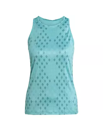 ADIDAS | Damen Tennistank Club Climacool Grafik | petrol