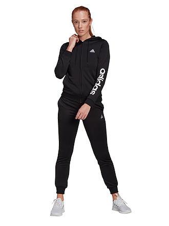 ADIDAS | Damen Trainingsanzug Essentials Logo | schwarz