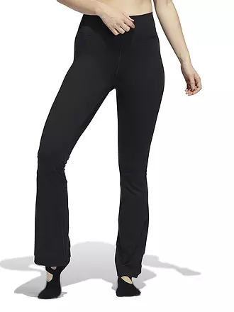 ADIDAS | Damen Yogahose Jazzpanz Studio Flared | schwarz