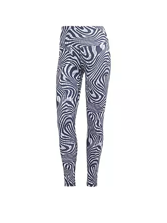 ADIDAS | Damen Yogatight Yoga Essentials Printed 7/8 | dunkelblau