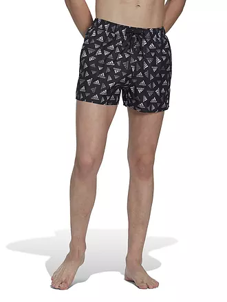 ADIDAS | Herren Badeshort Logo Print CLX Very Short Length | schwarz