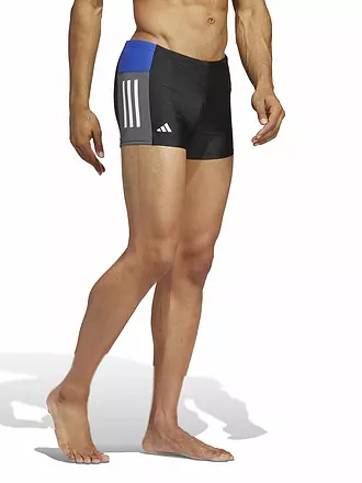 ADIDAS | Herren Beinbadehose Colorblock 3-Streifen Boxer | grau