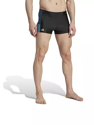 ADIDAS | Herren Beinbadehose Colorblock Swim Boxer | schwarz