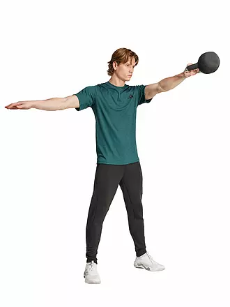ADIDAS | Herren Fitnessshirt 	Train Essentials Feelready Novelty | petrol