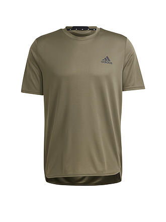 ADIDAS | Herren Fitnessshirt AEROREADY Designed for Movement | olive