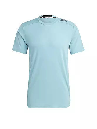 ADIDAS | Herren Fitnessshirt D4T | hellblau