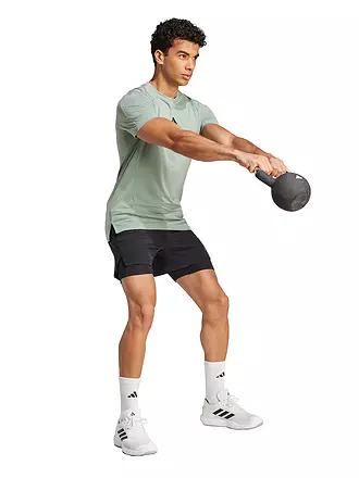 ADIDAS | Herren Fitnessshirt D4T | hellgrün
