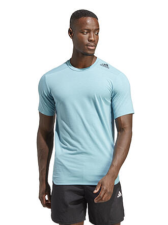 ADIDAS | Herren Fitnessshirt Designed for Training | hellblau
