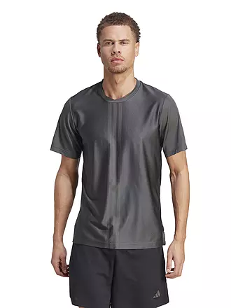 ADIDAS | Herren Fitnessshirt HIIT Workout 3-Streifen | grau