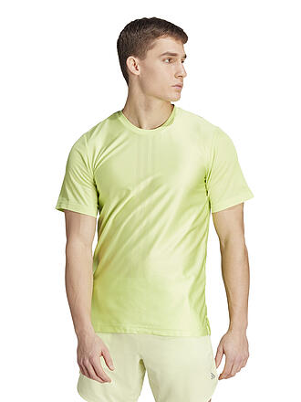 ADIDAS | Herren Fitnessshirt HIIT Workout 3-Streifen | grau