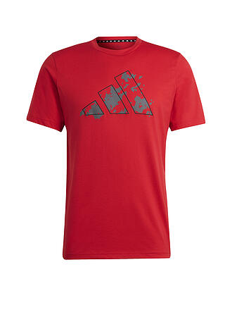 ADIDAS | Herren Fitnessshirt Train Essentials Seasonal Training Graphic | rot