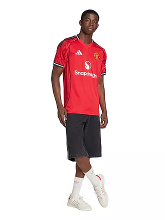 ADIDAS | Herren Fußballtrikot Manchester United 25/26 Heim | rot