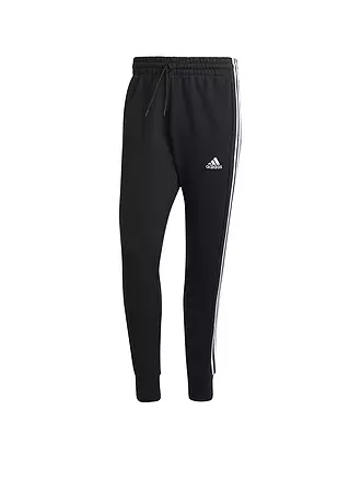 ADIDAS | Herren Jogginghose Essentials French Terry Tapered Cuff 3-Streifen | grau