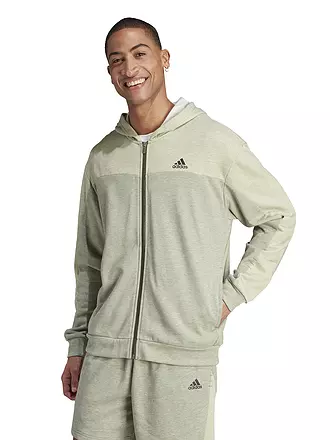 ADIDAS | Herren Kapuzenjacke Melange | olive