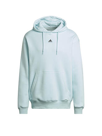 ADIDAS | Herren Kapuzenpullover Essentials FeelVivid Cotton Fleece Drop Shoulder | hellblau