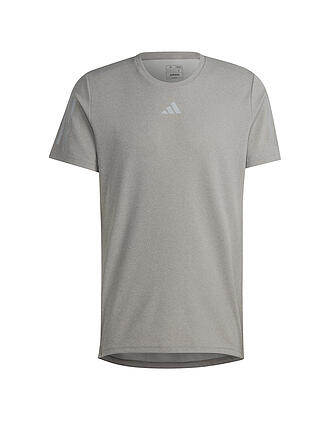 ADIDAS | Herren Laufshirt Own the Run Heather | grau