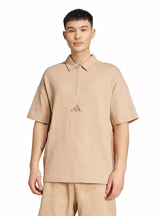 ADIDAS | Herren Polo ALL SZN Waffelstrick | camel