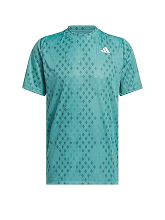 ADIDAS | Herren Tennisshirt Climacool  Club Grafik | petrol