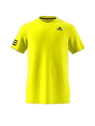 ADIDAS | Herren Tennisshirt Club 3-Streifen | gelb