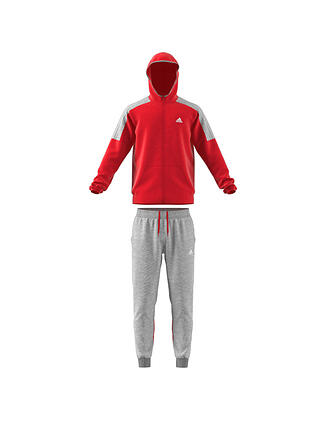 ADIDAS | Herren Trainingsanzug Fleece Colorblock | rot