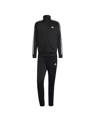 ADIDAS | Herren Trainingsanzug Sportswear Basic 3-Streifen Tricot | schwarz