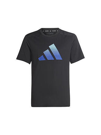ADIDAS | Jungen Fitnessshirt Train Icons AEROREADY Logo | blau
