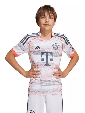 ADIDAS | Kinder Fußballshort FC Bayern München 25/26 Auswärts | weiss