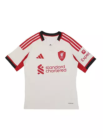 ADIDAS | Kinder Fußballtrikot FC Liverpool 25/26 Auswärts | weiss