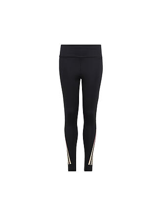 ADIDAS | Mädchen 7/8 Fitnesstight AEROREADY 3-Streifen High-Rise | schwarz