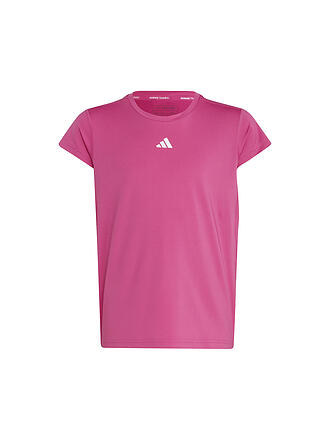 ADIDAS | Mädchen Fitnessshirt AEROREADY 3-Streifen | pink