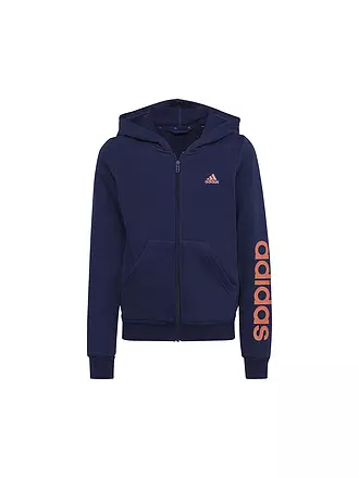 ADIDAS | Mädchen Kapuzenjacke Essentials Linear Logo | dunkelblau