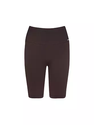 AIM'N | Damen Radlerhose Ribbed Seamless | braun