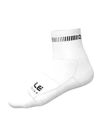 ALE | Damen Radsocken Logo Q-Skin | schwarz