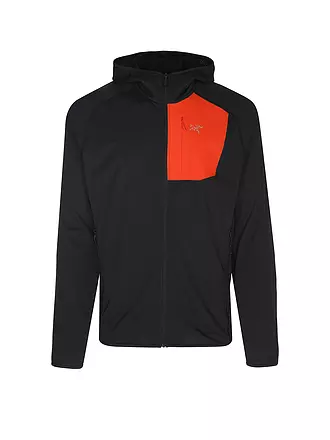 ARCTERYX | Herren Fleecejacke Delta Hoodie | schwarz