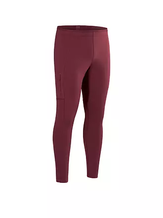 ARCTERYX | Herren Unterziehhose Rho LT | dunkelrot