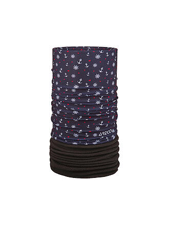 ARECO | Multifunktionstuch Fleece | rot