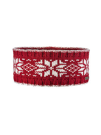 ARECO | Stirnband Merino Stern | hellgrau