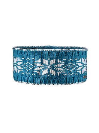 ARECO | Stirnband Merino Stern | türkis