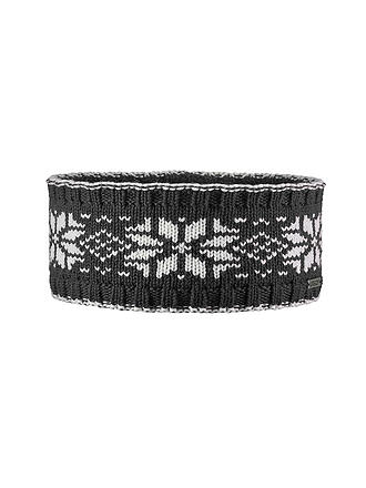 ARECO | Stirnband Merino Stern | dunkelgrün