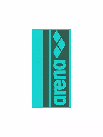 ARENA | Badetuch Logotype Jacquard | türkis