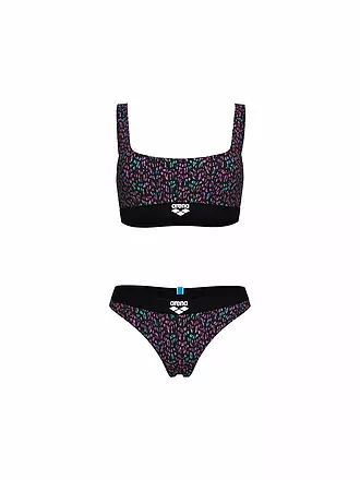 ARENA | Damen Bikini Monogram Elastic | bunt