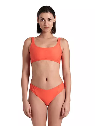 ARENA | Damen Bikini Team Stripe | koralle