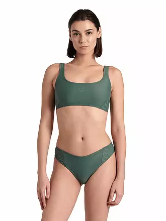 ARENA | Damen Bikini Team Stripe | koralle