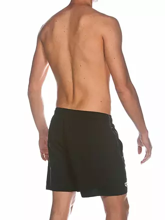 ARENA | Herren Badeshort Fundamentals Logo | schwarz
