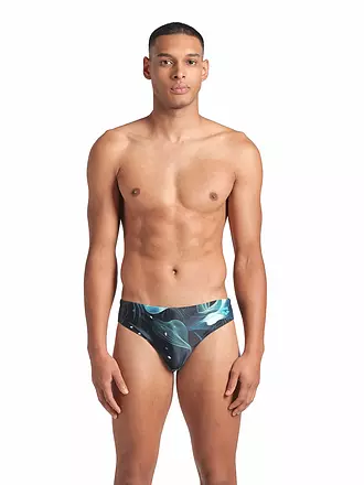 ARENA | Herren Badeslip Allover | dunkelblau