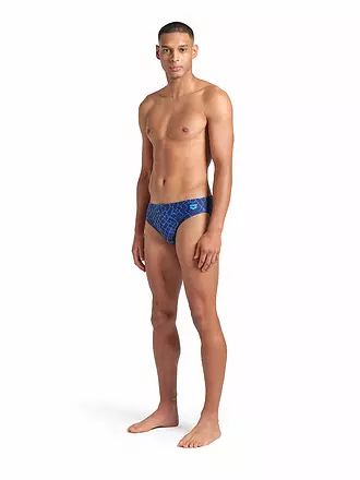 ARENA | Herren Badeslip Allover | dunkelblau