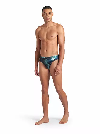ARENA | Herren Badeslip Allover | dunkelblau