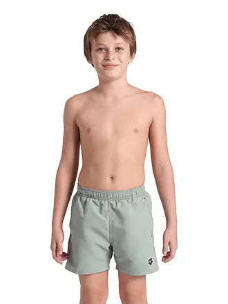 ARENA | Jungen Badeshort Boxer Solid | hellgrün