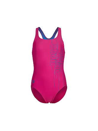 ARENA | Mädchen Badeanzug Swim Pro Back Graphic | dunkelblau